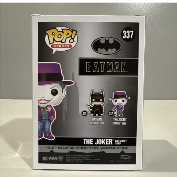 Funko Pop The Joker Batman 1989 #337 DC Comics Superheroes - Picture 2 of 2
